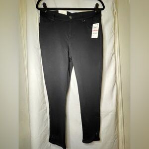NWT Style & Co Deep Black Ultra Skinny Leg Mid Rise "Jegging like" Pant Size 10P